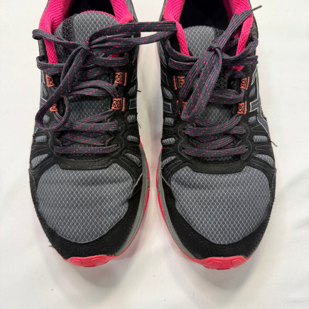 ASICS GEL Venture 7 Trail Running Shoes Women’s 9 Black Pink Hiking Sneakers - Picture 6 of 11